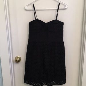 Black eyelet American Eagle dress removable straps